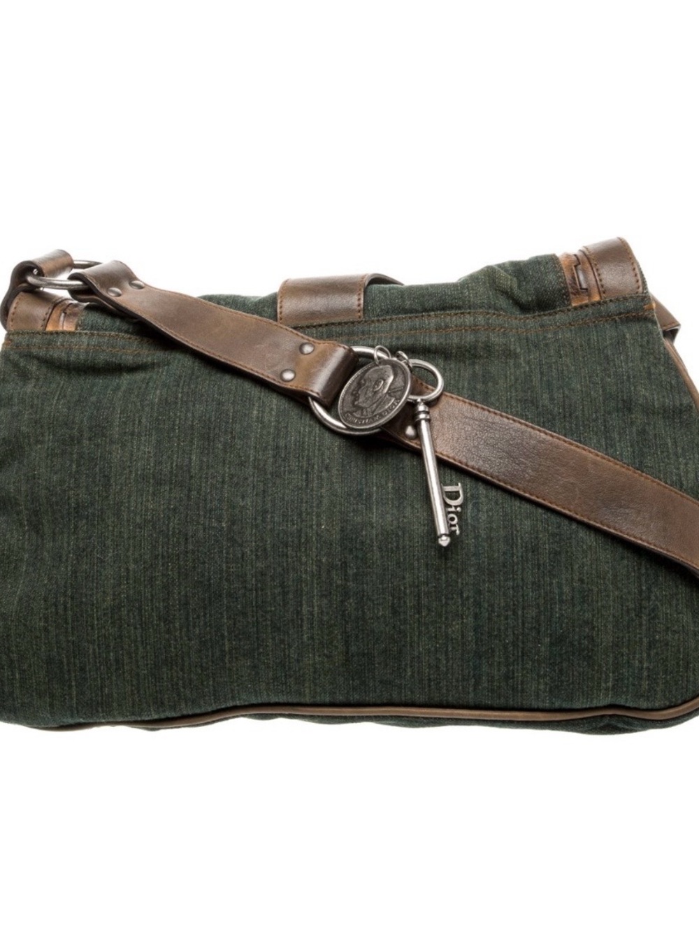 Dior Denim Gaucho Saddle Medium - Picture 2 of 8